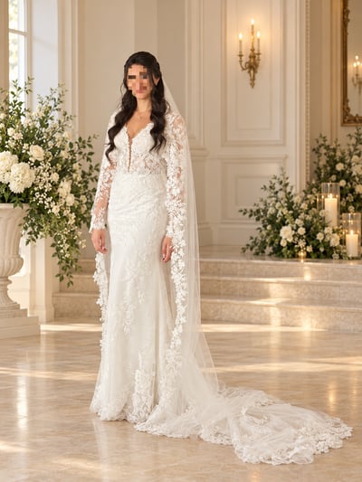 St. Patrick Aude – Designer Brautkleid Gr. 38 mit Spitze