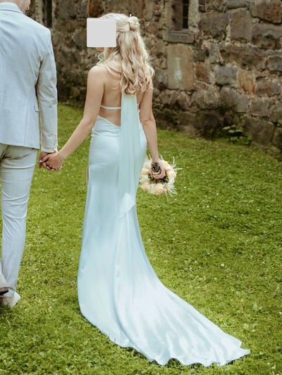 Cleanes 2025 Seidenkleid