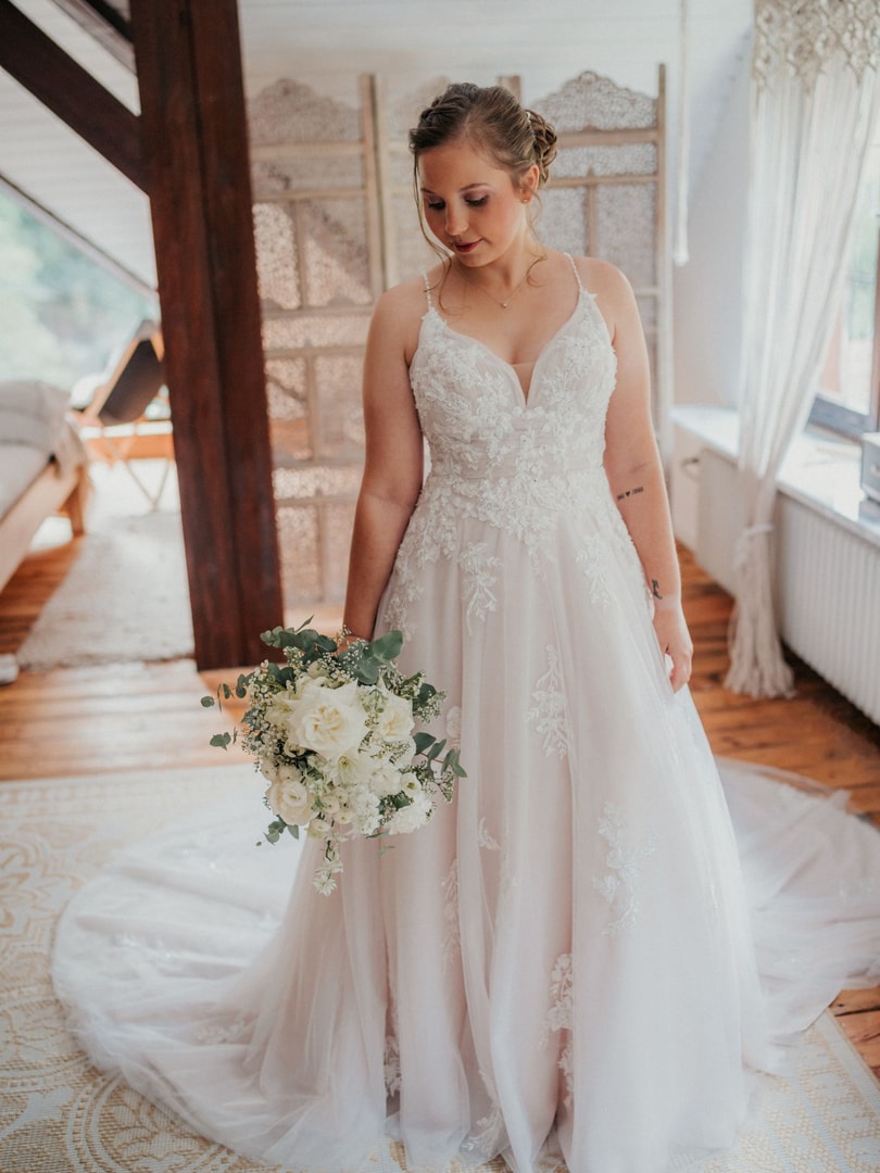 88225 A-Linie in Misty Rose 