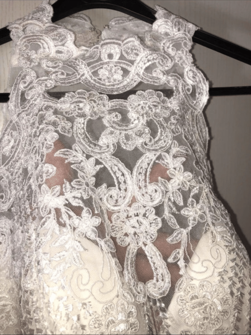 Brautkleid , Glitzer Tüll 