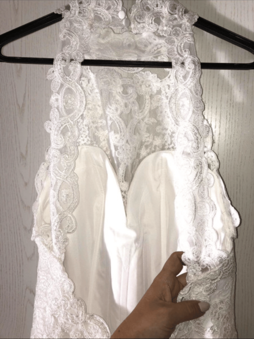 Brautkleid , Glitzer Tüll 
