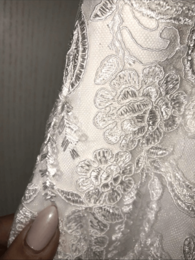 Brautkleid , Glitzer Tüll 