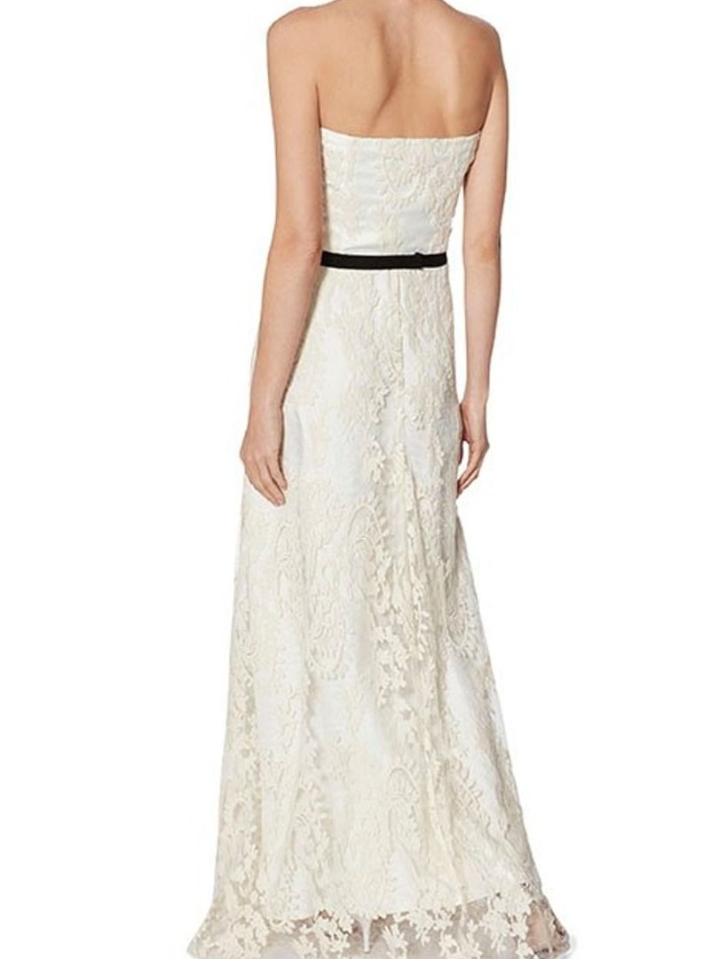 Gina Bacconi Mariah Cream Lace Dress