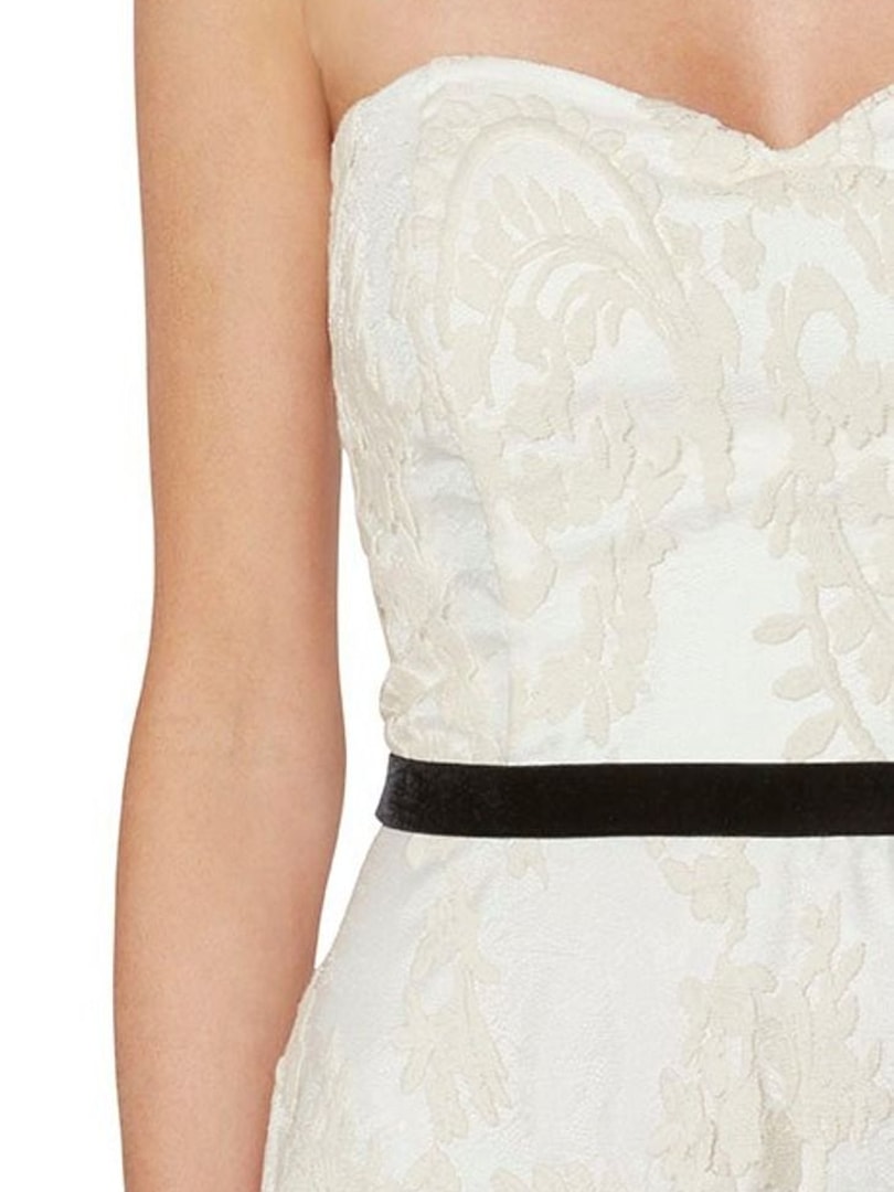 Gina Bacconi Mariah Cream Lace Dress
