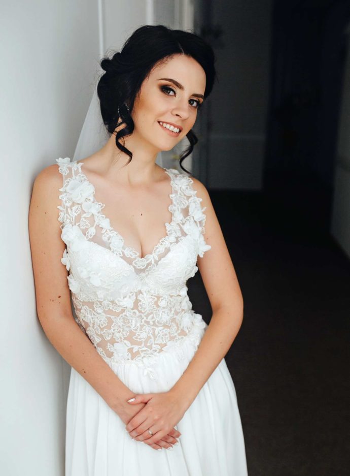 Extravagantes Brautkleid
