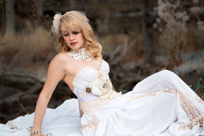 Extravagantes Brautkleid