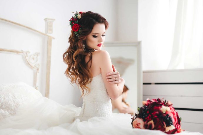 Brautkleid trägerlos