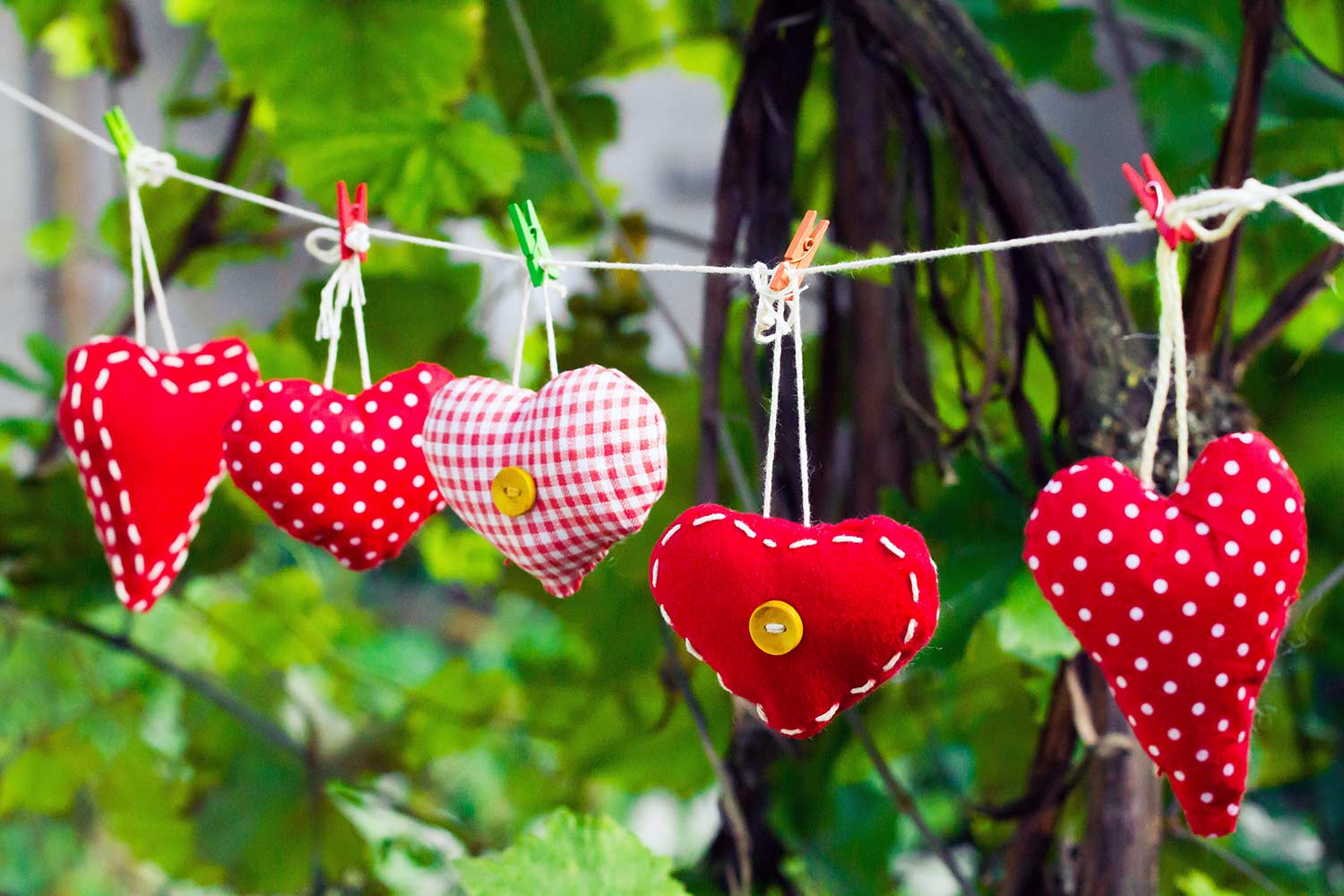 Genial Einfach! – DIY Herzanhänger nähen für die Hochzeitsdeko